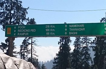 Enroute Shimla-Chitkul